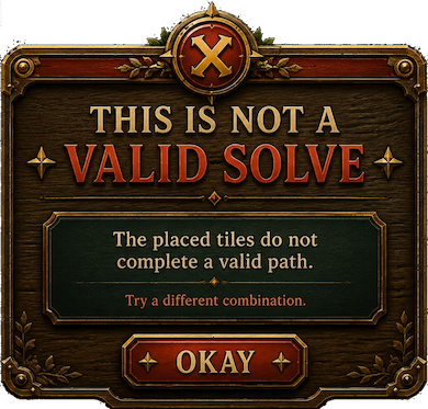 This is not a valid solve